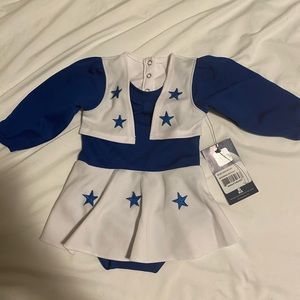 NWT Dallas Cowboys Cheerleader baby girl 9M